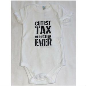 Cutest Tax Deduction Onesie 12 Months